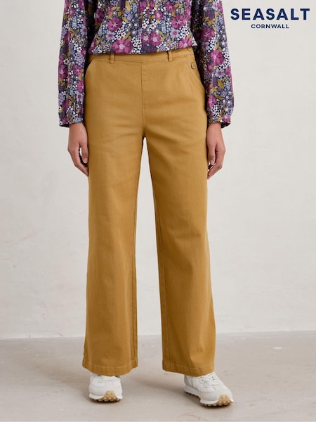 Galben - Pantaloni hannafore Seasalt Cornwall Hannafore View (561084) | 345 LEI