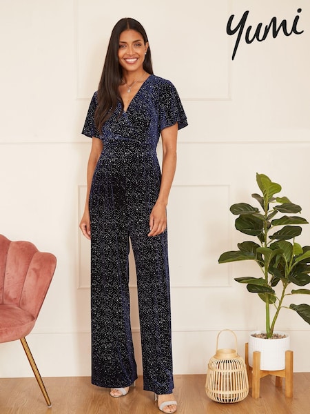 Yumi Sparkle Velvet Jumpsuit (561220) | €102