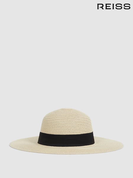 Reiss Lexi Woven Wide Brim Hat (561410) | € 90