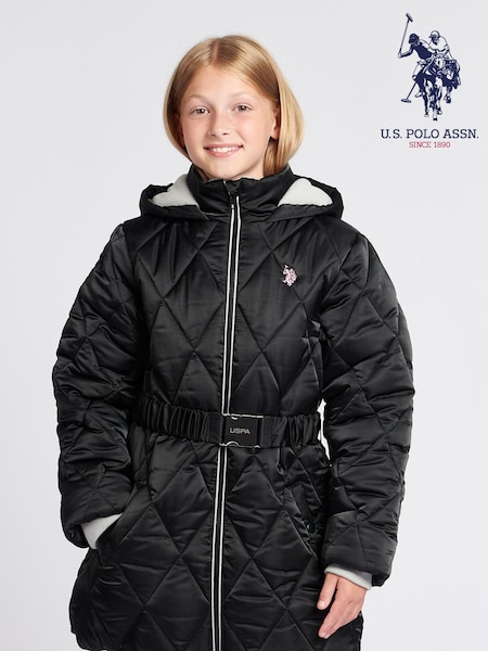 U.S. Polo Assn. Belted Puffer Coat (561434) | 459 LEI - 551 LEI