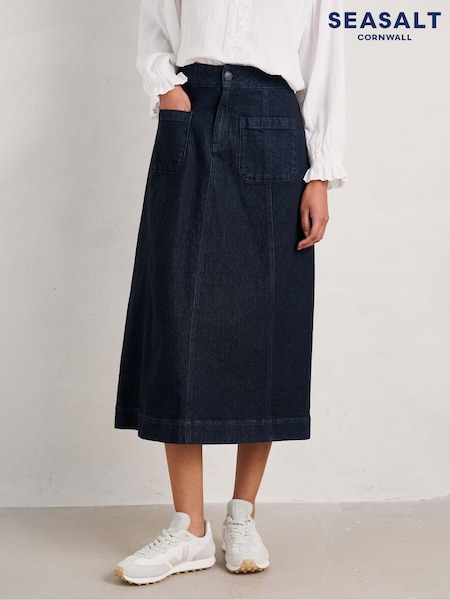 Blau - Seasalt Cornwall Dusk Journey Skirt (561985) | 50 €