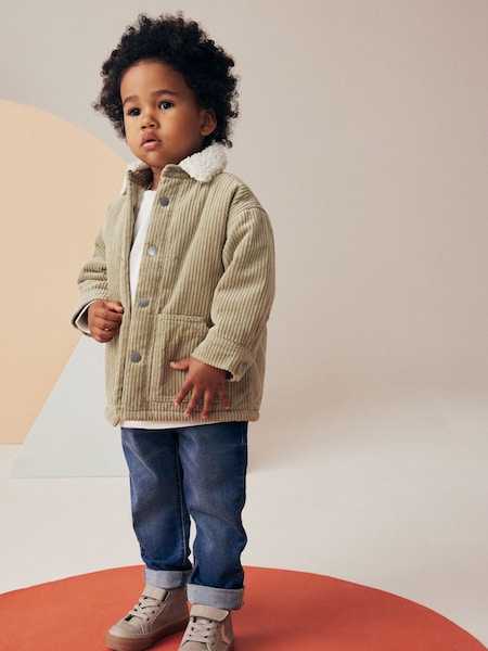 Stone Padded Corduroy Shacket (3mths-7yrs) (562325) | BGN 77 - BGN 90