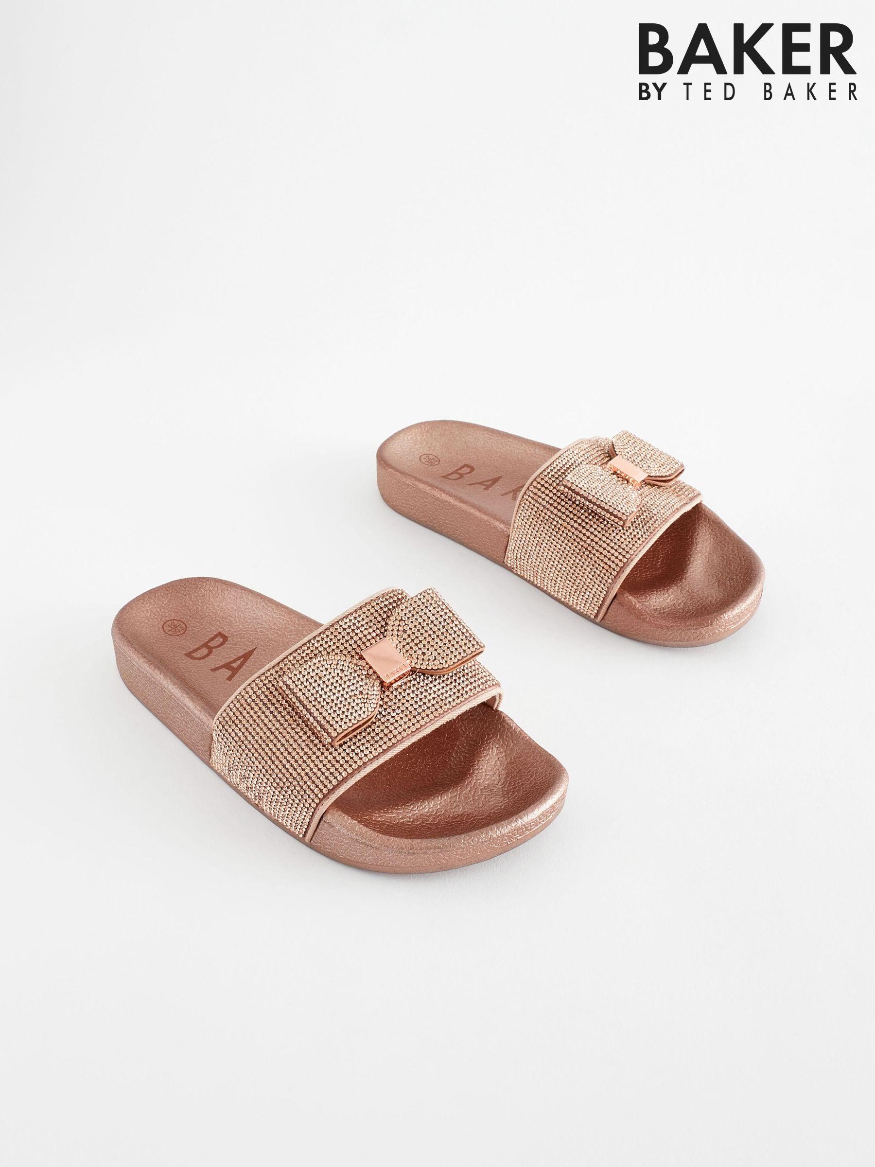 Sandals Baker By Ted Baker Gold Footwear Next Oman