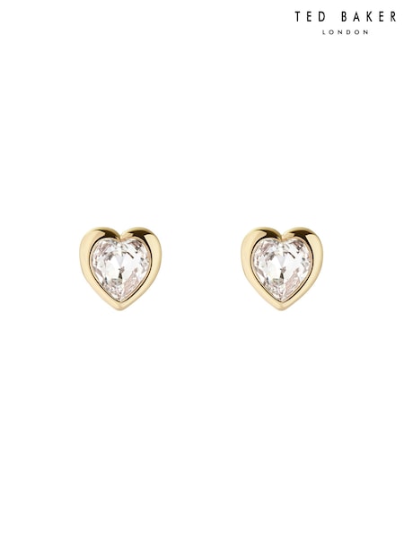 Ted Baker Gold Tone HAN: Crystal Heart Earrings (562766) | €37