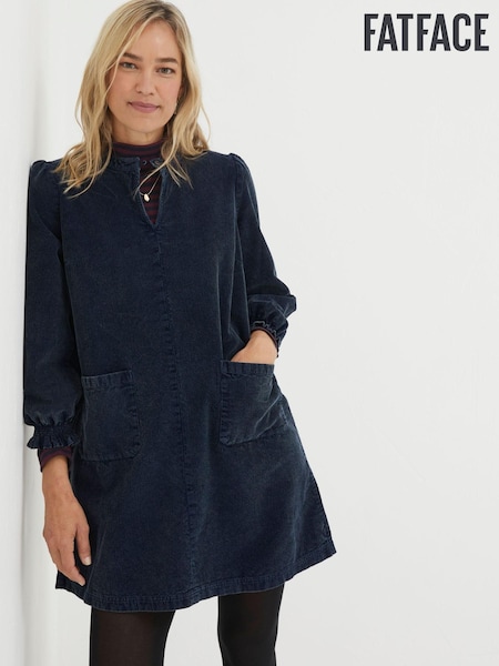 FatFace Blue Fran Cord Dress (564256) | €43.50