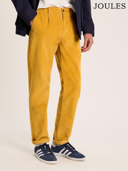 Joules Cord Yellow Straight Leg Corduroy Trousers (564792) | €21.50