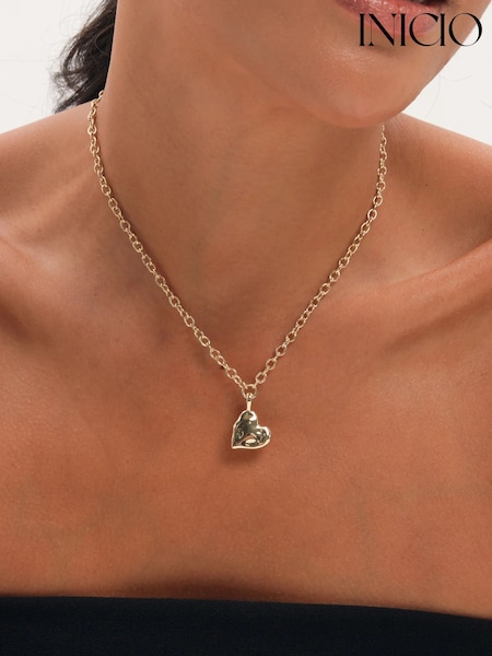 Алтын реңк - Inicio Molten Heart Necklace