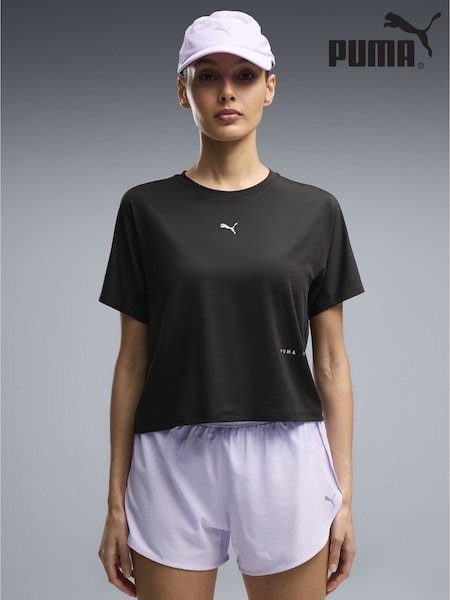 Қара - Regular Puma Brightstride Cloudspun Running T-shirt