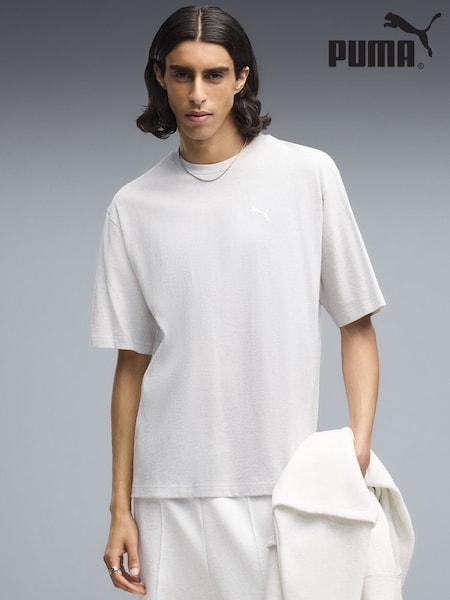 أبيض - Regular Puma Essentials Boxy Relaxed T-shirt