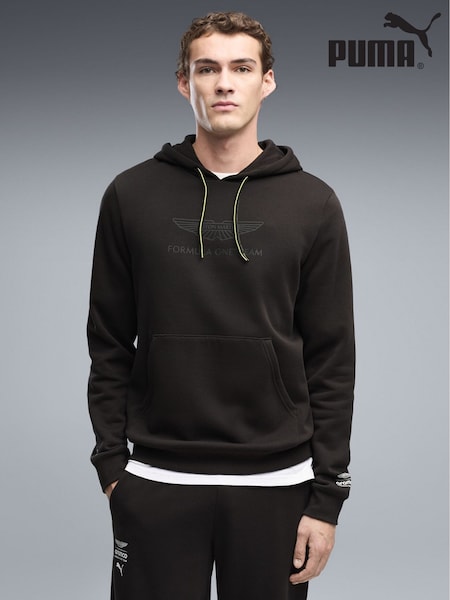 Black - Regular Puma X Aston Martin Aramco F1 Team Essentials Hoodie