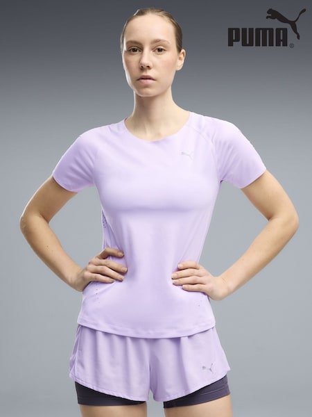 Purple - Regular Puma Run Cloudspun T-shirt