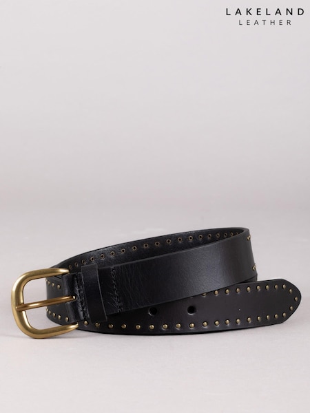 Svart - Lakeland Leather Sandale Studded Belt (565813) | kr740