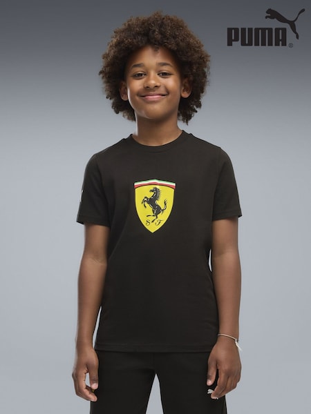 Black - Puma Scuderia Ferrari Coloured Shield T-shirt