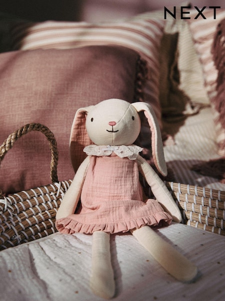 Pink Fabric Bunny in Dress Toy (566307) | € 18