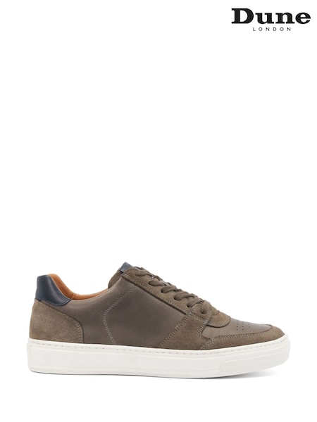 Grey - Regular Dune London Tawly Cupsole Trainers