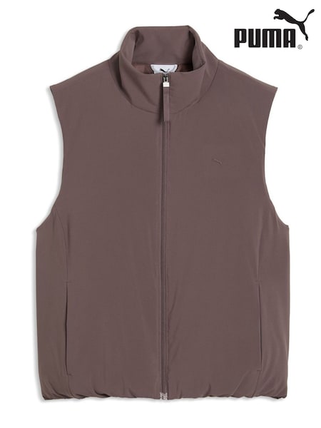 Brown - Regular Puma Windcell Insulated Golf Vest