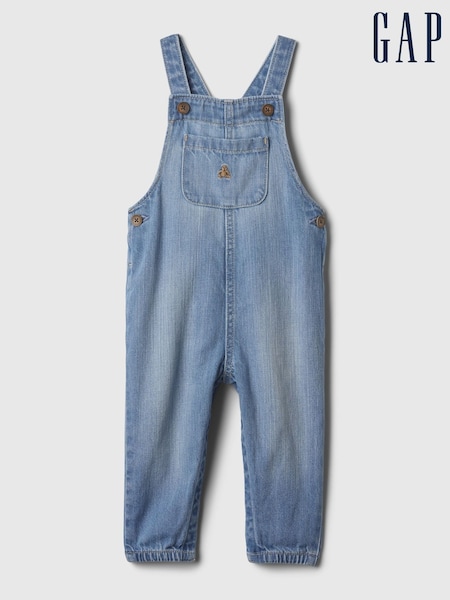 Gap Brannan Bear Organic Cotton Denim Dungarees (Newborn-24mths) (566451) | 35 €