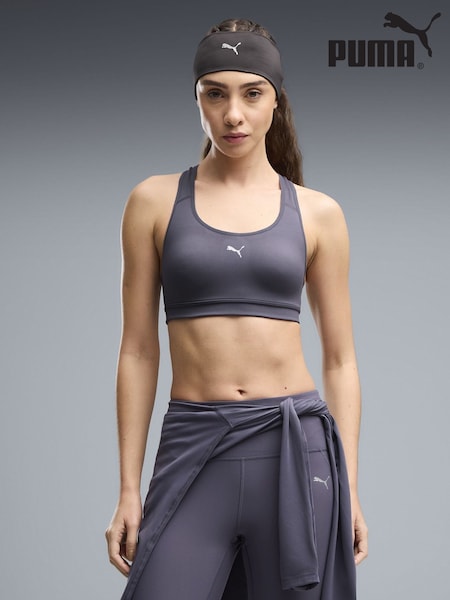 Grey - Puma 4keeps Run Bra