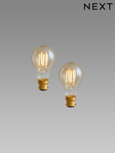 2 Pack 4W LED BC Retro GLS Light Bulbs (566796) | €13