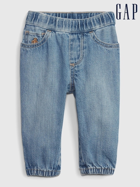 Gap Blue Pull On Bubble Jeans (Newborn-24mths) (566806) | €26