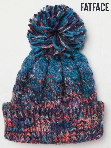 FatFace Green Twist Space Dye Bobble Hat (566945) | €14.50