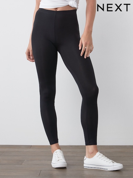 Black Full Length Leggings 2 Pack (567165) | $31