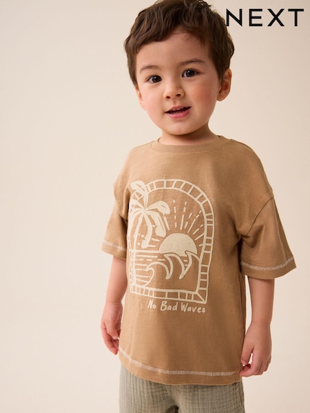 Rjava - 100% Cotton Short Sleeve Character T-Shirt (3mths-7yrs) (567811) | € 4 - € 6