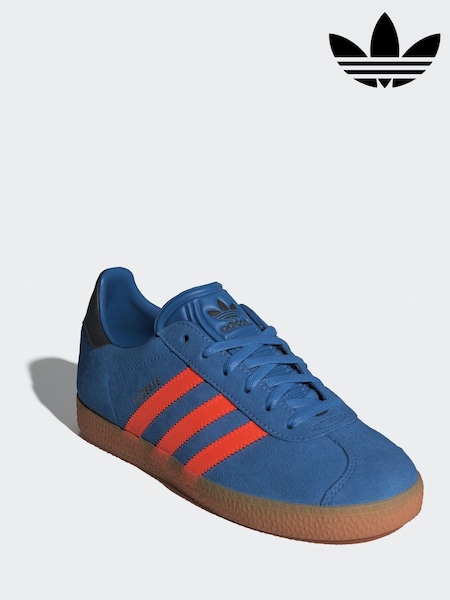 Blå - Adidas Originals Gazelle Shoes