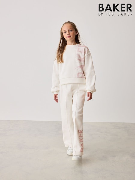 Baker by Ted Baker Back Print Sweat and Wide Leg Joggers Set (568113) | € 27 - € 33
