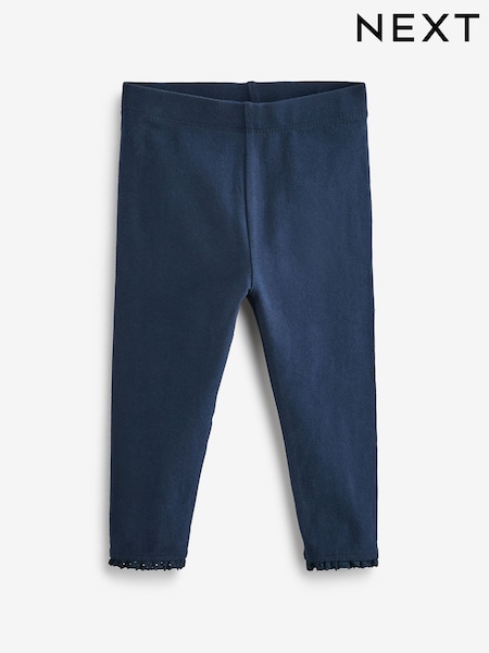 Navy Blue Lace Trim Leggings (3mths-7yrs) (568158) | R$ 30 - R$ 50
