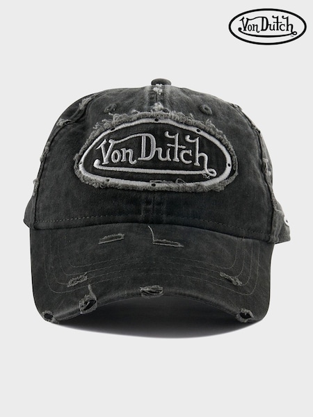 Black - Von Dutch Busted Dad Cap