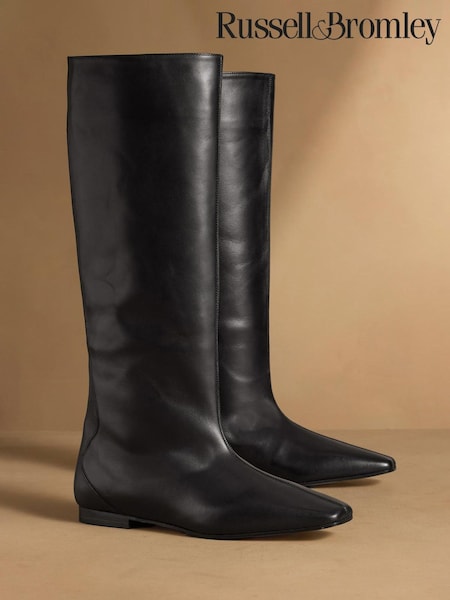 Black - Russell & Bromley Carden Knee High Boots