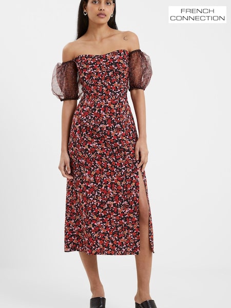French Connection Clara Aflavia Puff Sleeve Dress (569099) | €60