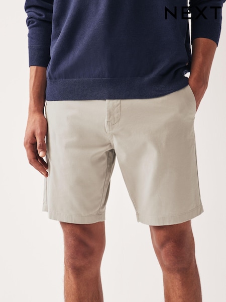 Bone Natural Slim Fit Stretch Chinos Shorts (569293) | R$ 190