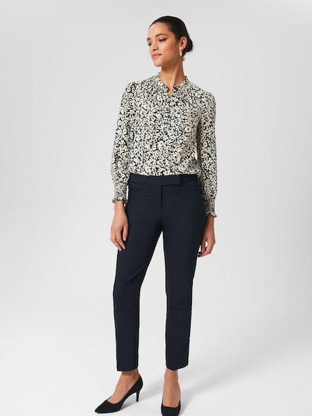 Hobbs Blue Petite Annie Trousers (569517) | AED460