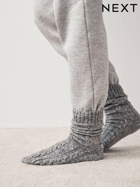 Blue/Grey Thick Cable Socks 2 Packs (569566) | €7.50