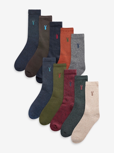Rich 10 Pack Heavyweight Socks (569912) | AED70