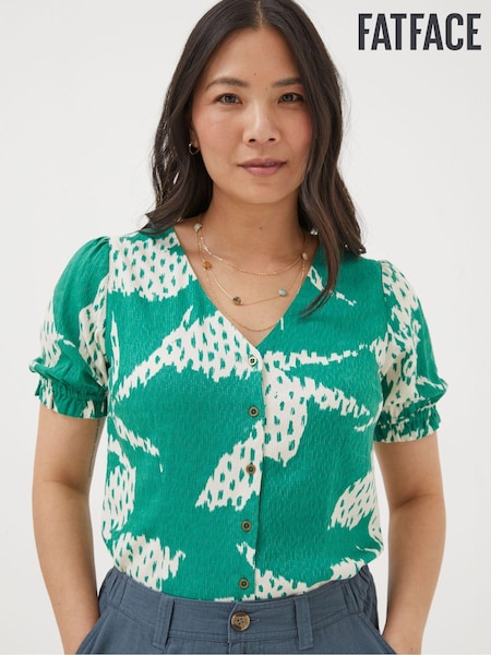 FatFace Textured Leaves Blouse (570074) | €16