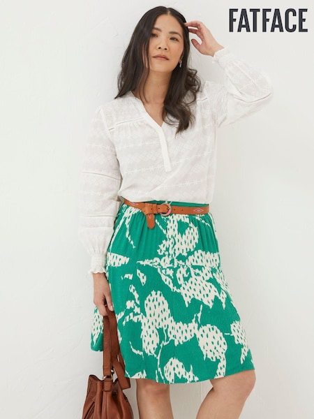FatFace Textured Leaves Skirt (570732) | 150 LEI
