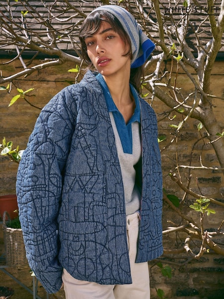 Blue - White Stuff Elodie Reversible Jacket
