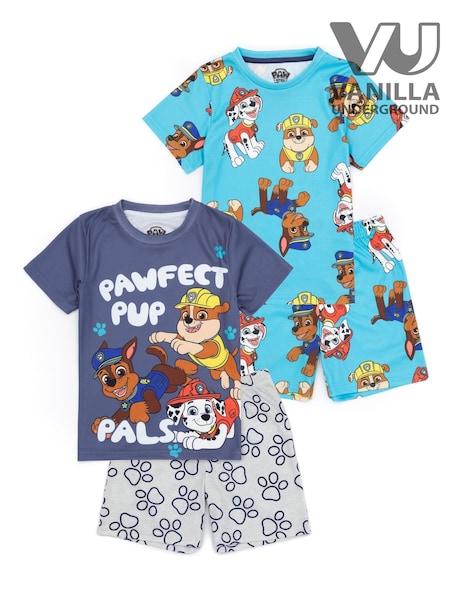 Vanilla Underground Blue Boys Paw Patrol Pyjamas 2 Pack (571555) | AED180