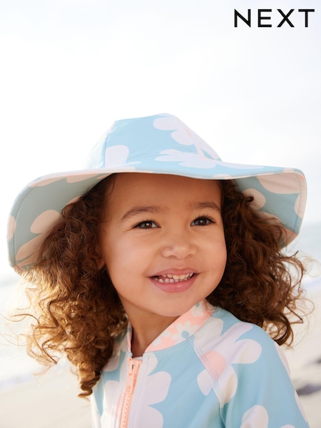 Blue Daisy Swim Hat (3mths-10yrs) (571710) | AED30 - AED37