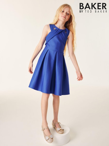 Blau - Baker by Ted Baker Chiffon-Scuba-Kleid, Korallenrosa (571891) | 29 € - 33 €