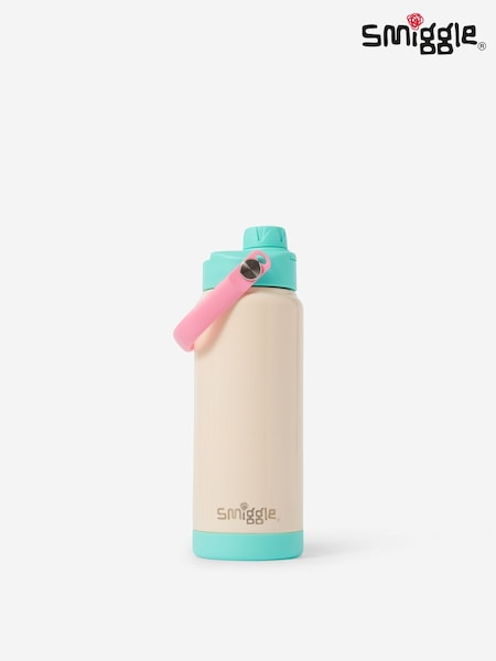 Grädde - Smiggle Discover Squiggle Stainless Steel Insulated Drink Bottle 720ml