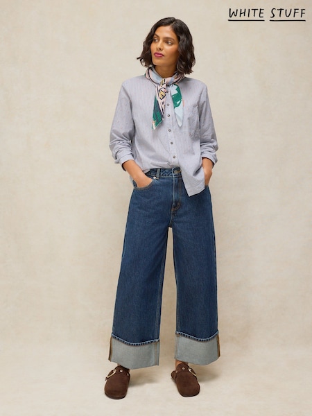 Blue - White Stuff Libby Cotton Shirt