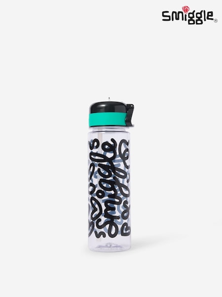 Black - Smiggle Plastic Drink Bottle 650ml