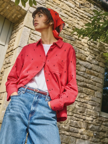 Pink - White Stuff Libby Organic Cotton Shirt