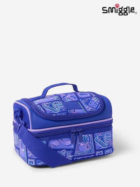 Roxa - Lancheira dupla Smiggle Discover