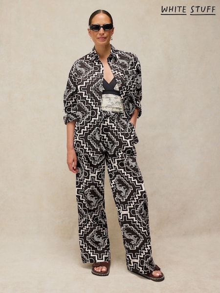 Black - White Stuff Penny Beach Shirt