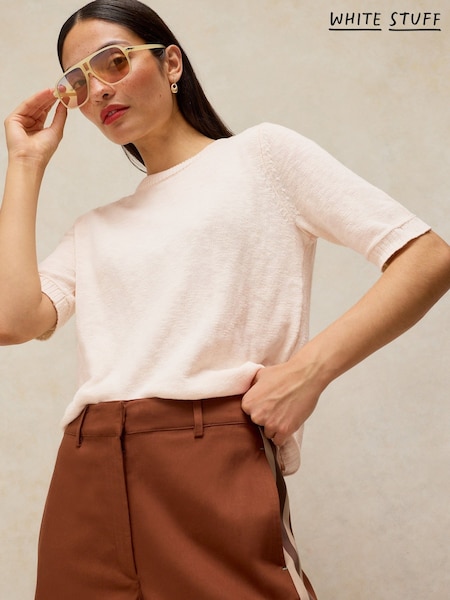 White - White Stuff Betsy Short Sleeve T-shirt